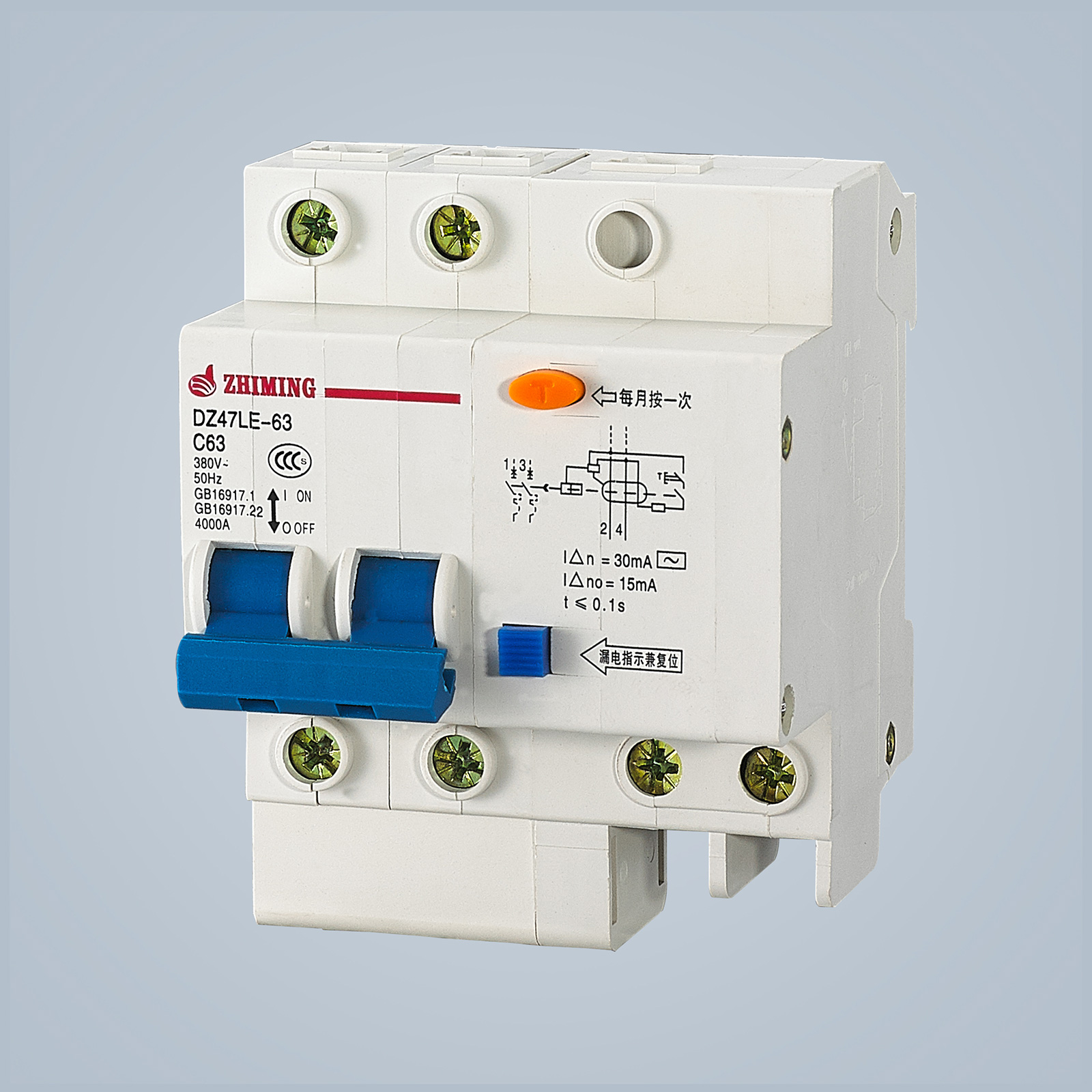 DZ47LE-63 Residual Current Operated Circuit Breaker